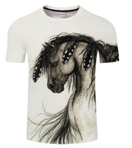 Atmungsaktives Funktions-T-shirt "Three Feathers" Größe M
